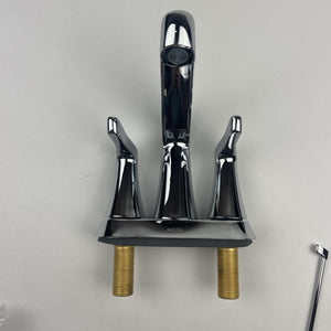 Moen WS84633 Danika 2-Handle Centerset Bathroom Faucet Chrome