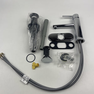 Moen 84770 Arlys Single-Handle Bathroom Faucet w/ Deckplate Chrome