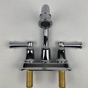 Moen CFG 41217 Cornerstone 4 in Centerset Bathroom Sink Faucet Chrome