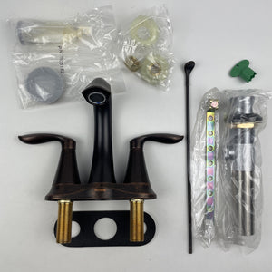 Moen 6410ORB Eva 2-Handle High-Arc Bathroom Faucet Oil Rubbed Bronze