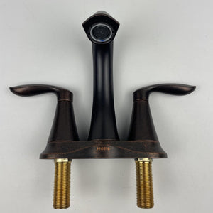 Moen 6410ORB Eva 2-Handle High-Arc Bathroom Faucet Oil Rubbed Bronze