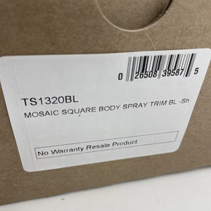 Moen TS1320BL Mosaic Single-Function 3-1/4 in Body Spray Matte Black
