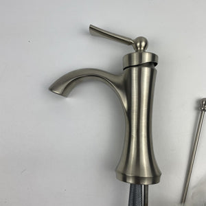 Moen 4500BN Wynford Single-Handle High-Arc Bathroom Faucet Brushed Nickel
