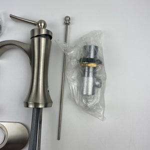 Moen 4500BN Wynford Single-Handle High-Arc Bathroom Faucet Brushed Nickel