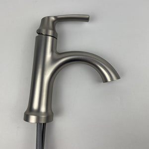 Moen 84980SRN Wellton One-Handle Single Hole Bathroom Faucet Brushed Nickel