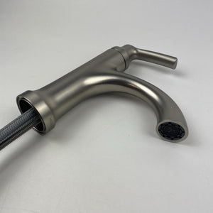 Moen 84980SRN Wellton One-Handle Single Hole Bathroom Faucet Brushed Nickel