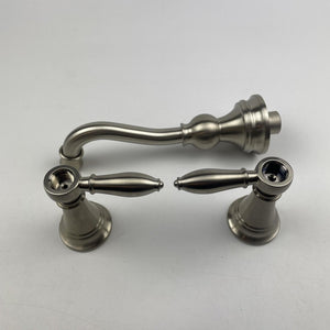 Moen TS42106BN Weymouth Two-Handle Wall-Mount Bathroom Faucet Brushed Nickel
