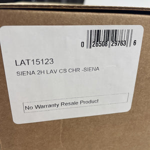 Moen LAT15123 Siena 4-in Centerset Two-Handle Bathroom Faucet Chrome
