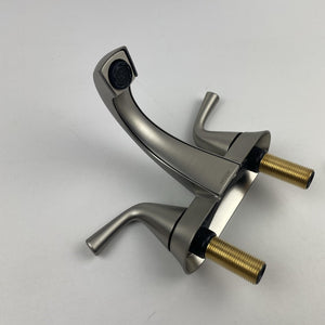 Moen 84768SRN Haber Two‑Handle 4 in Centerset Bathroom Faucet Brushed Nickel
