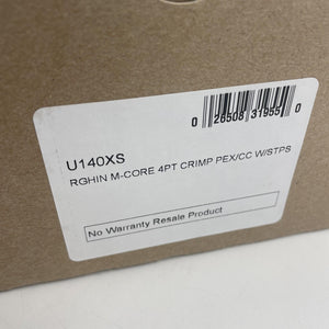 Moen U140XS M-CORE 4-Port Rough-In Mixing Valve ½" Crimp-Ring PEX Connections
