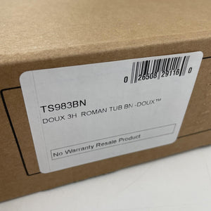 (READ) Moen TS983BN Doux 2-Handle DeckMount Roman Tub Faucet Trim Brushed Nickel