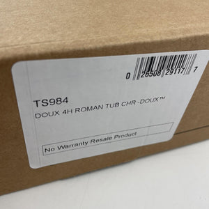 (READ) Moen TS984 Doux 2-Handle Roman Tub Faucet with Hand-shower Trim Chrome