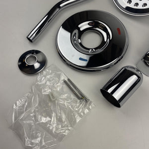 Moen T58913EP Ash Single-Handle Tub & Shower Trim Kit 6-1/2″ Rain Shower Chrome