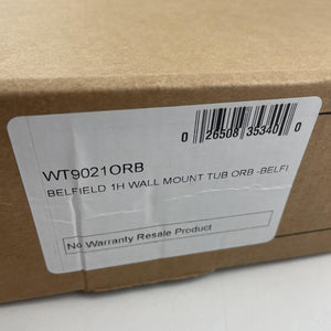 Moen WT9021ORB Belfield 1-Handle WallMount Tub Filler Trim Kit Oil Rubbed Bronze