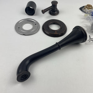Moen WT9021ORB Belfield 1-Handle WallMount Tub Filler Trim Kit Oil Rubbed Bronze