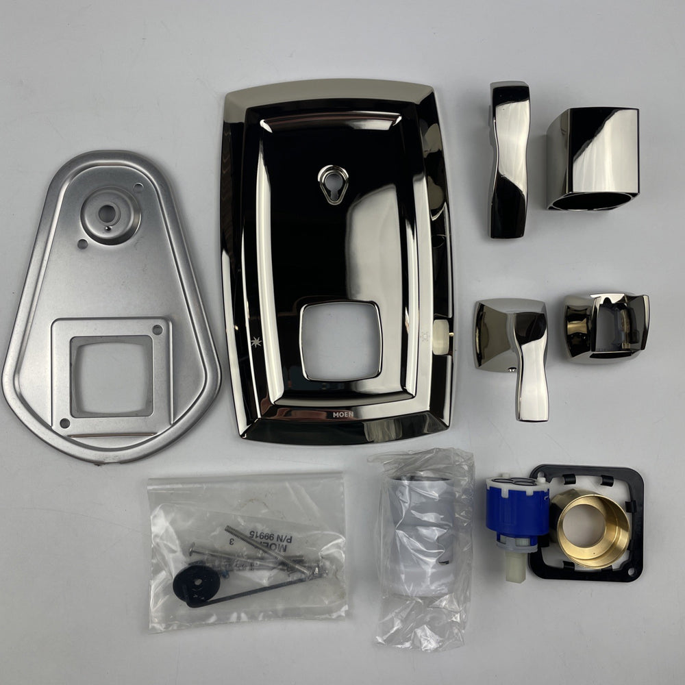 (READ) Moen UT3611NL Voss M-CORE 3-Series 2-Handle Shower Trim Polished Nickel