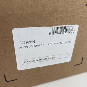 Moen T4292BN Align Single-Handle Volume Control Trim Kit M-PACT Brushed Nickel