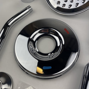 (READ) Moen T58913EP Ash Single-Handle Tub & Shower Trim Kit Rain Shower Chrome
