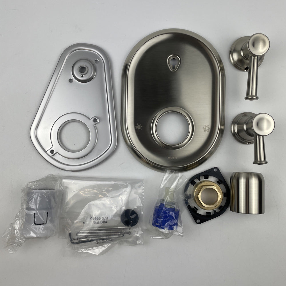 Moen UT3322BN Belfield 2-Handle M-CORE 3-Series Shower Trim Kit Brushed Nickel