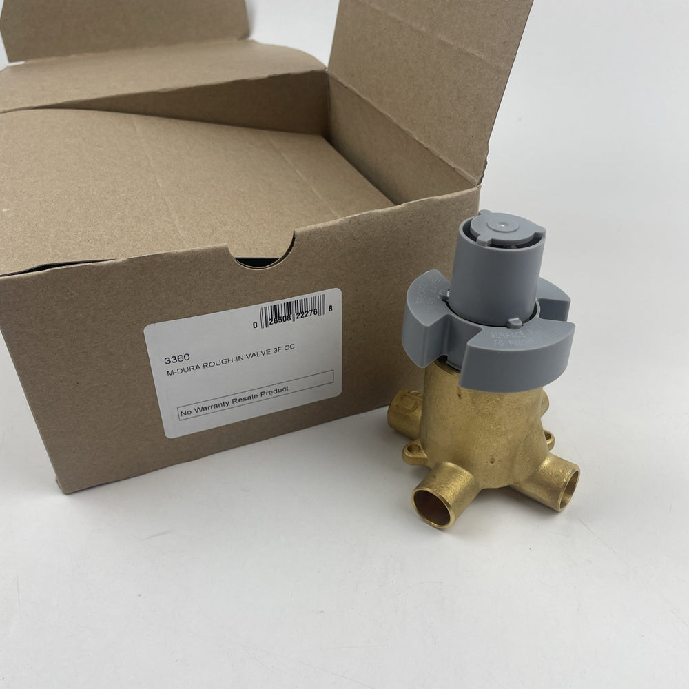 Moen 3360 3-Function Transfer Valve Rough-In ½″ CC CC Connections