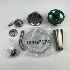(READ) Moen 82496EPSRN Caldwell Tub & Shower Faucet Spot Resist Brushed Nickel