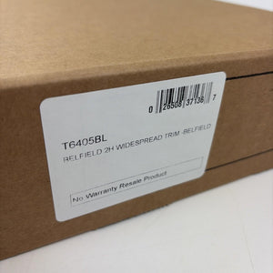 Moen T6405BL Belfield Two-Handle Widespread Bathroom Sink Faucet Matte Black
