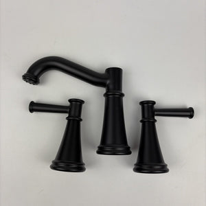 Moen T6405BL Belfield Two-Handle Widespread Bathroom Sink Faucet Matte Black