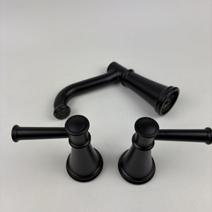 Moen T6405BL Belfield Two-Handle Widespread Bathroom Sink Faucet Matte Black