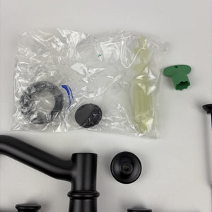 Moen T6405BL Belfield Two-Handle Widespread Bathroom Sink Faucet Matte Black