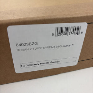 Moen 84023BZG Ronan Single-Handle Bathroom Sink Faucet with Drain Brushed Gold