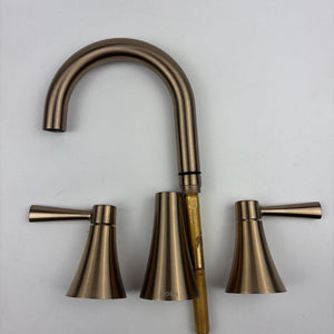 Moen 84023BZG Ronan Single-Handle Bathroom Sink Faucet with Drain Brushed Gold