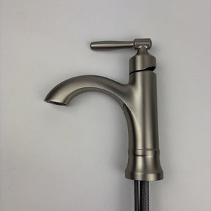 Moen 84970SRN Halle One-Handle Single Hole Bathroom Faucet Brushed Nickel