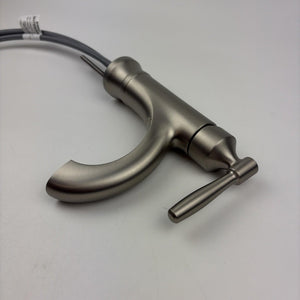Moen 84970SRN Halle One-Handle Single Hole Bathroom Faucet Brushed Nickel